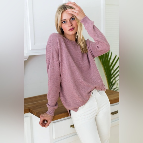 EMERSON FRY CAROLYN SWEATER - ROSE ORGANIC - Picture 7 of 8
